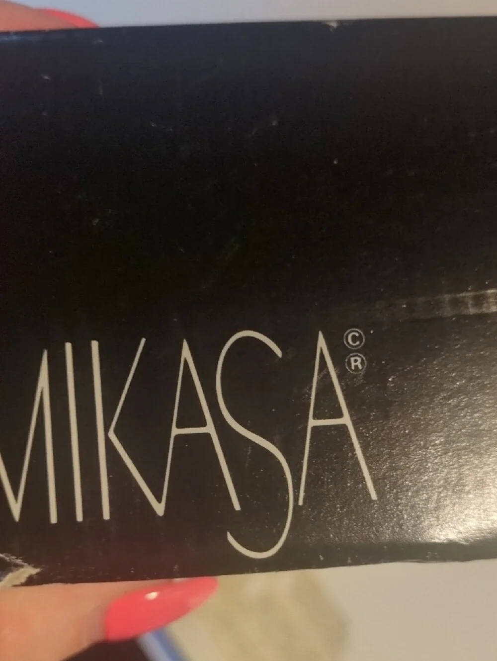 Mikasa Clear Cut-Glass Divided Serving Platter with Center Dip